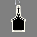 Paper Air Freshener Tag W/ Tab - Church